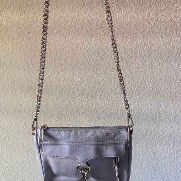 Rebecca Minkoff Mini M.A.C - Small Crossbody - Taupe/Gold - Picture 5 of 8